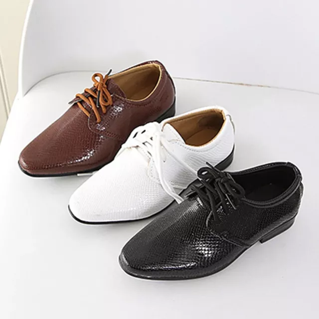 Children Infant Kids Baby Boys British Style Student Perform Casual Shoes