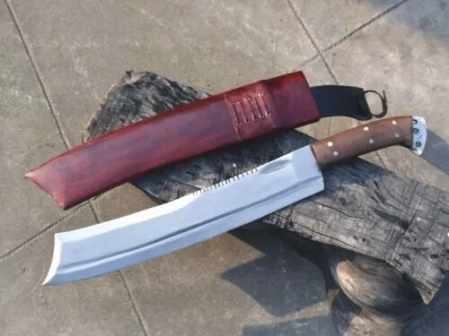 Custom Handmade Carbon Steel Blade Survival Machete Knife | Hunting | Camping