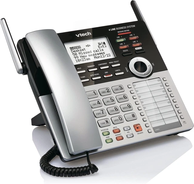 Vtech CM18245 4-Line Corded Business Phone System Wireless