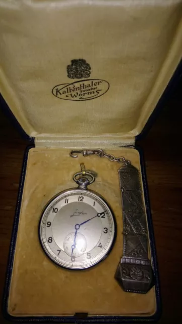 Alte Silber Taschenuhr -  Junghans