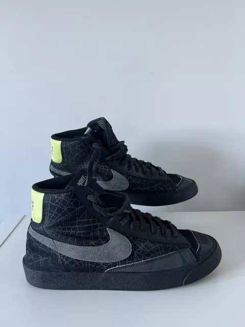 NIKE BLAZER MID 77 Spider Web Halloween Trainers UK Size 10.5
