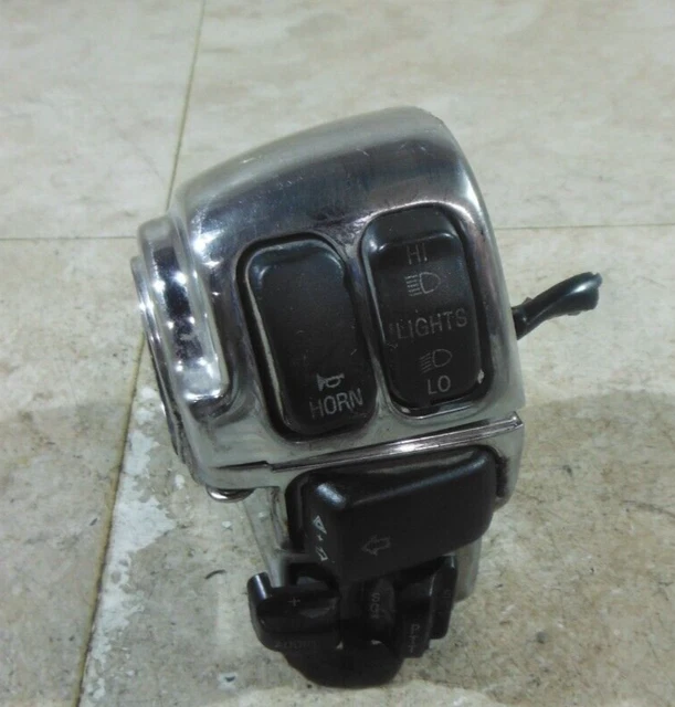 2008 Harley Davidson Flhtcuse3, Chrome Lh Left Handlebar Switch (Ops7046)