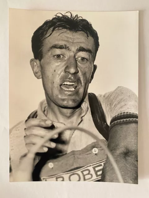 Cyclisme : Louison Bobet - Tour de France 1955 -  tirage argentique original