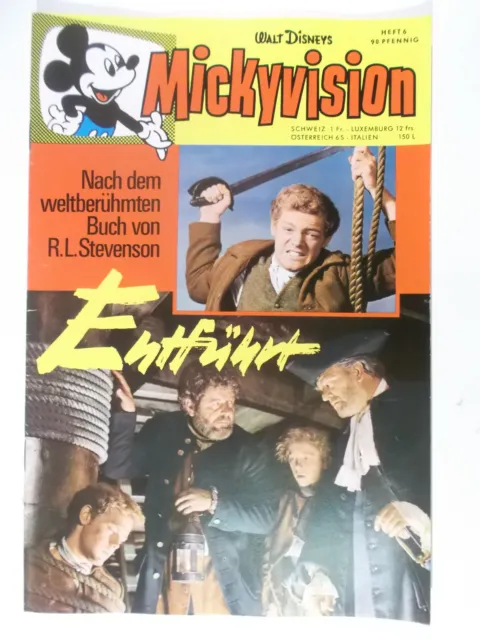 Mickyvision 1963 Heft Nr. 6 Entführt ( Ehapa Verlag ) Zustand 2