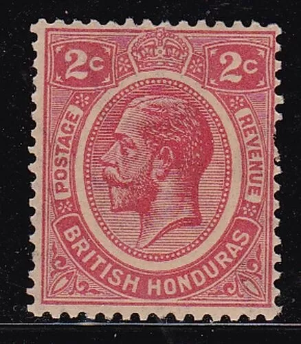 Album Treasures British Honduras  Scott # 94  2c  George V  Mint NH