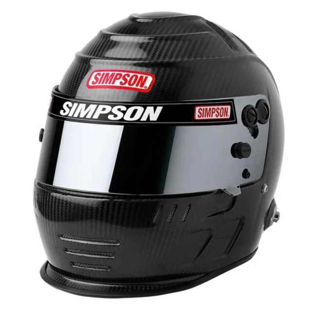 Simpson Safety Helmet Speedway Shark 7-3/8 Carbon SA2020