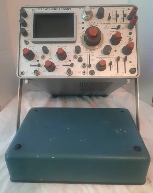 Tektronix 453 Oscilloscope With Top And Extras (Please Read)
