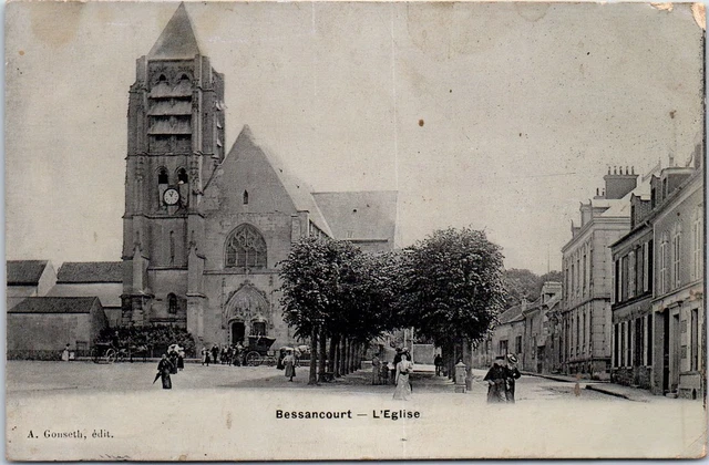 95 BESSANCOURT - l'eglise.