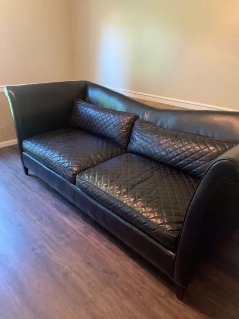 EXQUISITE LARGE LEATHER SOFA/ARMCHAIRS Local pickup only