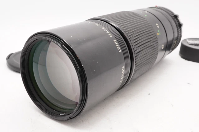 [ EXC+ 5] Canon Neuf Fd 200mm F/4 Macro Gros Plan Tlephoto Mf Objectif De Japon