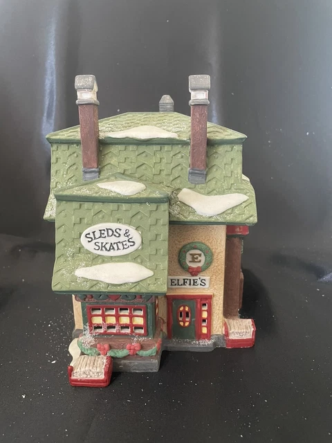 Dept56 Elfies Sleds and Skates North Pole Series
