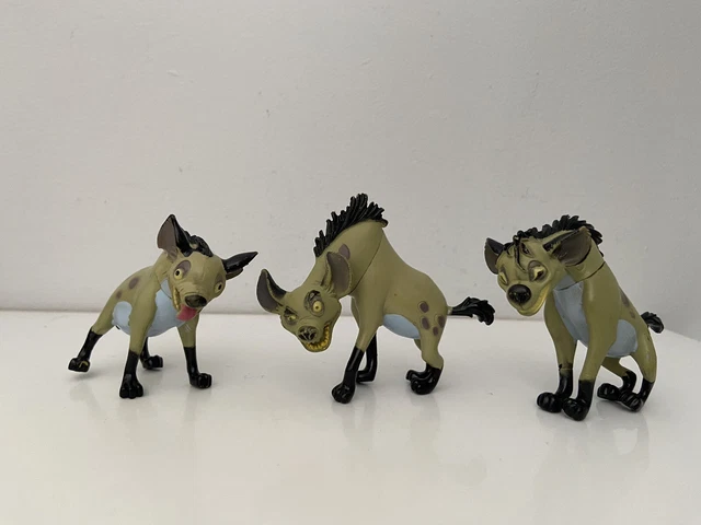 DISNEY STORE LION King Guard Vintage Original Shenzi Banzai & Ed Hyenas