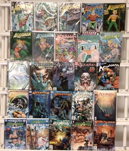 DC Comics Aquaman Comic Book Lot Of 25