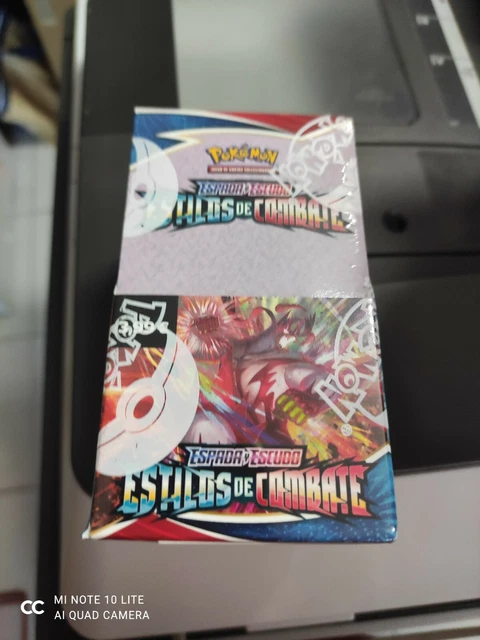 CAJA BOOSTER POKEMON Tcg Espada Y Escudo Estilos De Combate Nueva ...