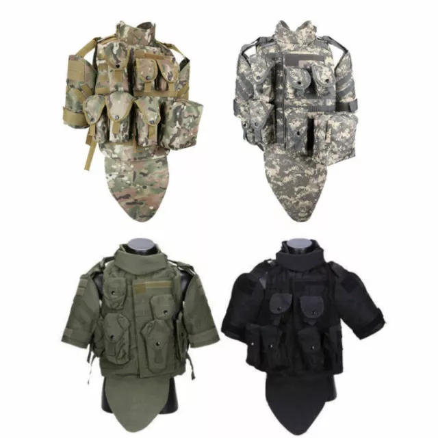 Men Tactical Molle OTV Airsoft Assault Combat Vest Military Survival Armor Gear