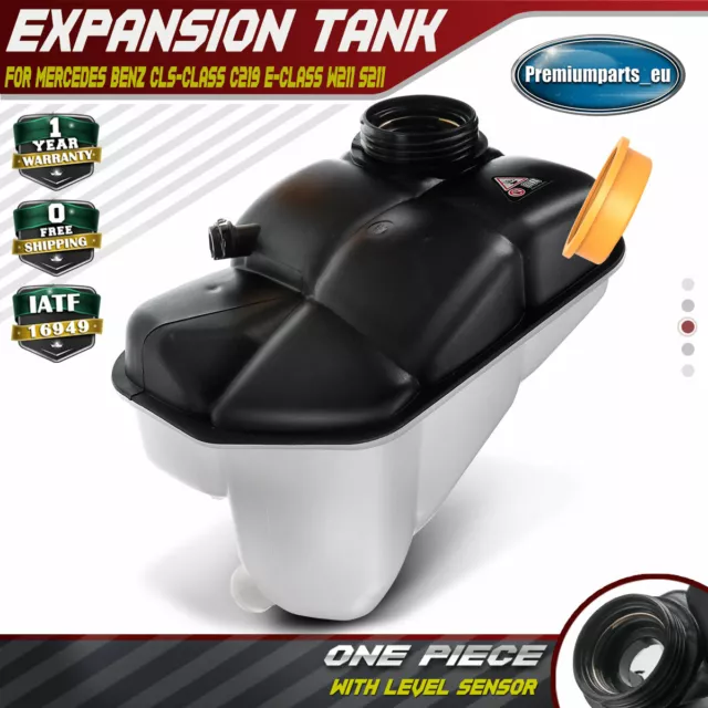 Coolant Expansion Tank w/ Sensor for Mercedes Benz C219 W211 S211 E/CLS-CLASS