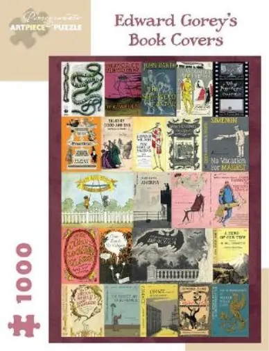 Edward Gorey Book Covers 1000-Piece Jigsaw Puzzle (Merchandise)