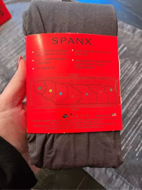 Spanx High Waist Bodyshaping Tight End Tights in Charcoal sz E NWT 2