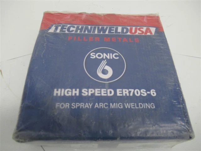 Techniweld 70S602311 , .023" Copper Coated Solid ER70S-6 Mild Steel Welding Wire