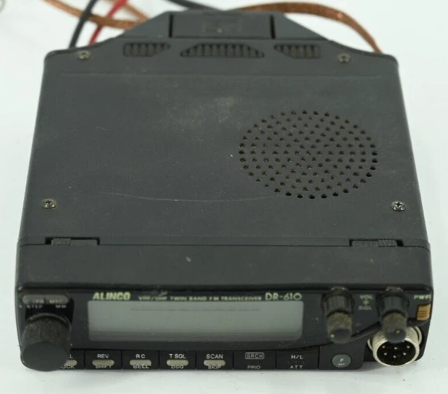 ALINCO　DR-610- H Alinco DR-610, Mobile VHF/UHF Transceiver | RigReference.com