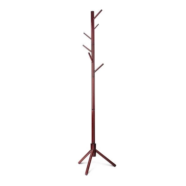 Brand New, Sealed Box, Wooden Coat Rack With 6 Hooks. Minimal Look. Up to 68.5”