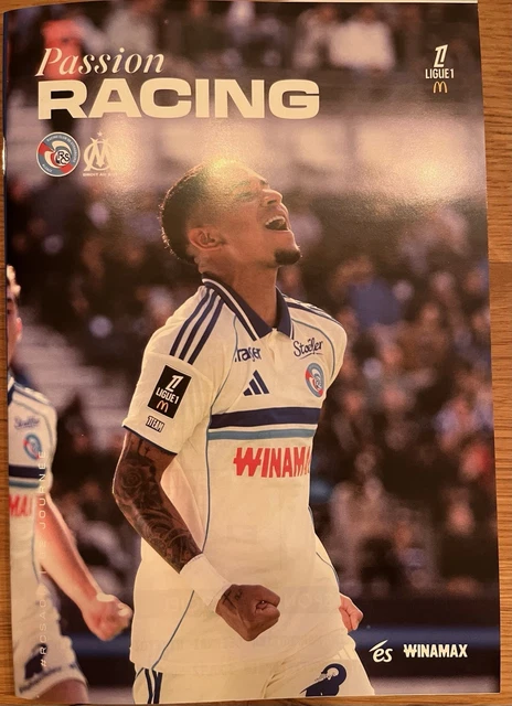 Billet (ticket) Racing Club De Strasbourg Contre Olympique De Marseille (OM) - Match Du 12.12.2021 - Ligue 1 - Rare