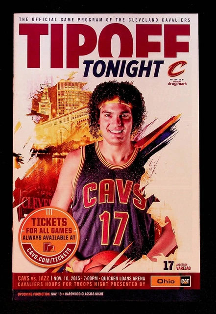 Cleveland Cavaliers Utah Jazz NBA Game Program 2015 Championship Season