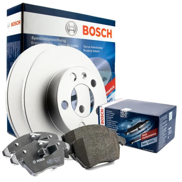 BOSCH 2x BREMSSCHEIBEN + BELÄGE FORD C-Max, FORD Focus II HINTEN Voll