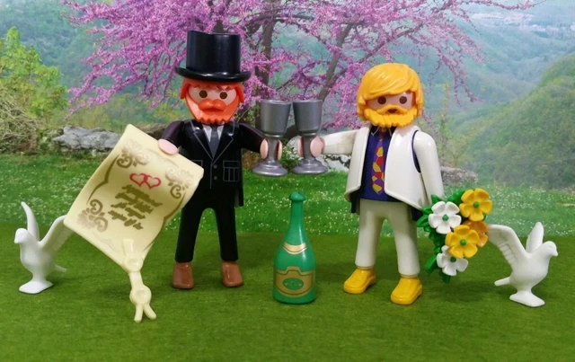 PLAYMOBIL Pool Party LGBT – Ourson Adulte Pride Gay