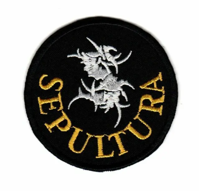 Sepultura Sew-on Patch | Tribal S Brazilian Groove Thrash Death Metal Band Logo