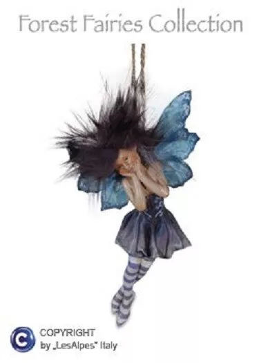 FATE LES-ALPES FOREST FAIRIES FATA DA APPENDERE 22cm IN RESINA 019 3020