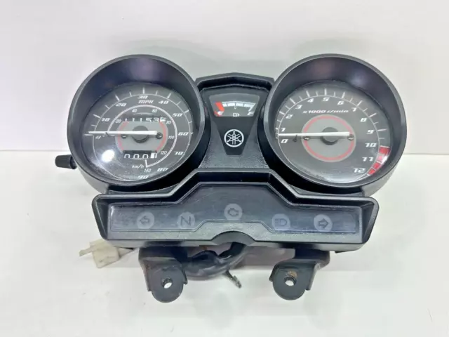 YAMAHA YBR 125 INJECTION 2013 2014 2015 2016 2017 SPEEDO CLOCKS 11000 miles