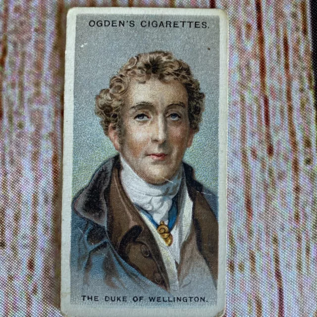 Ogden's Cigarettes Card ~ Leaders Of Men #48 The Duke Of Wellington