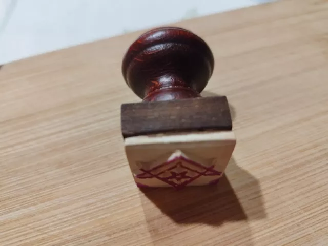 Timbro In Legno Della Massoneria, Originale