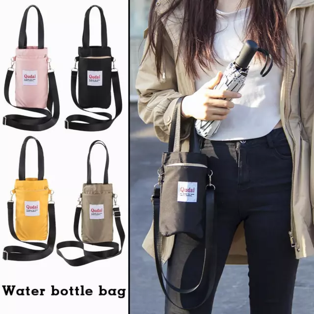 1x Bolsa Portátil Botella de Agua Estuche Aspiradora Manga Taza Manga Taza Botella de Agua Cubierta