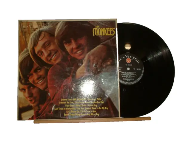 The Monkees - Self Titled - 12" Album LP - RCA Victor - 1966 - RD 7844 - Mono