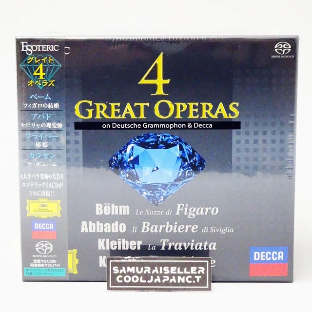 ESOTERIC SACD / CD Hybrid 4 GREAT OPERAS 9CD BOX Box set from