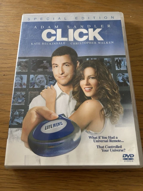 Click Label Adam CLICK DVD R3 Adam Sandler Christopher Walken Kate Beckinsale £1.44 ...