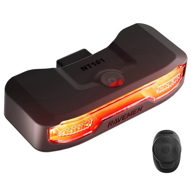 Allarme Bicicletta 4 In 1 Con Luce Posteriore E Telecomando – Batteria 700mAh, Impermeabile, 110dB, Per Ebike E Scooter
