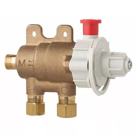 Chicago Faucet 131-Fmab Mixing Valve,4.6 Gpm,3-1/2" H,4-7/8" W
