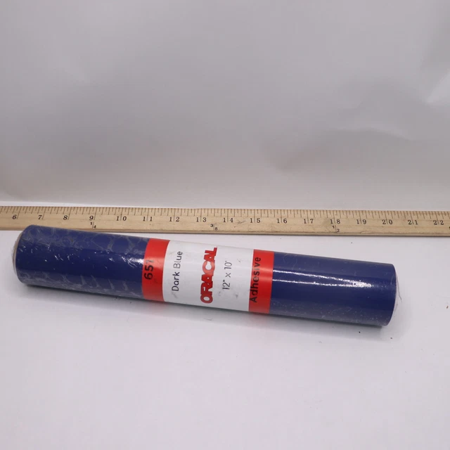 Oracal Vinyl Roll Dark Blue 12" x 10' 651