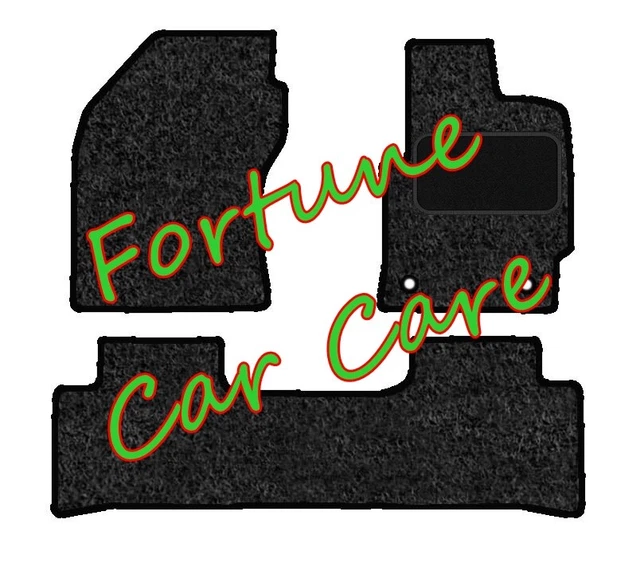 Toyota Corolla Estate 2019-2024 Rubber Car Mats (3-Piece Set) - Black Tailored Taxi Spec - View #6
