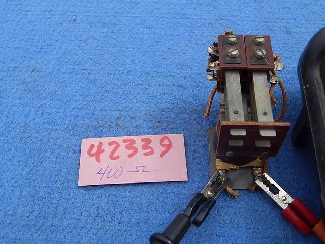 1941 Wurlitzer wallbox 123 Relay # 42339 Register 10 & 25 cent ~ 400 ohms