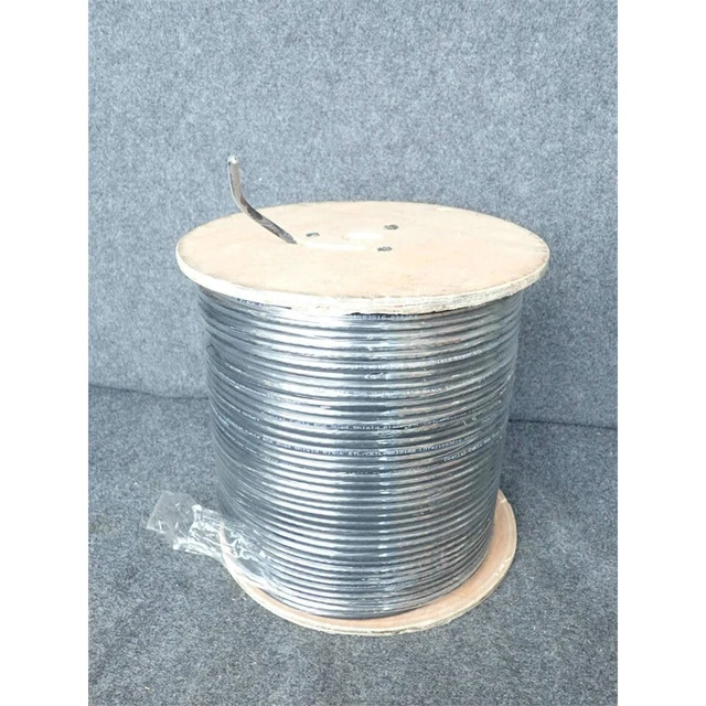 27lbs Black RG6 Cable, Quad Shield, Coaxial 5012108*