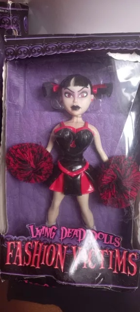 Living Dead Doll Fashion Victim Kitty Cheerleader - Mezco Toyz 13" (33Cm) Tall