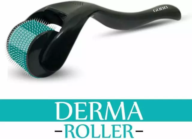 Gubb USA Derma Roller .5 mm Rullo micro aghi in titanio 540 per viso e capelli