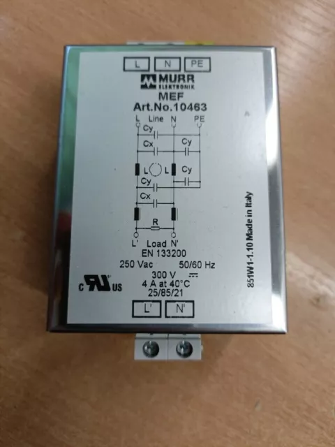 Anti-interference filter 10463 Murrelektronik /#8 A1Q7 4250