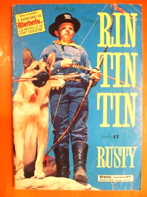 RINTINTIN et Rusty Haine mortelle du Capitaine Malcom- Sagédition 97.Rin Tin Tin