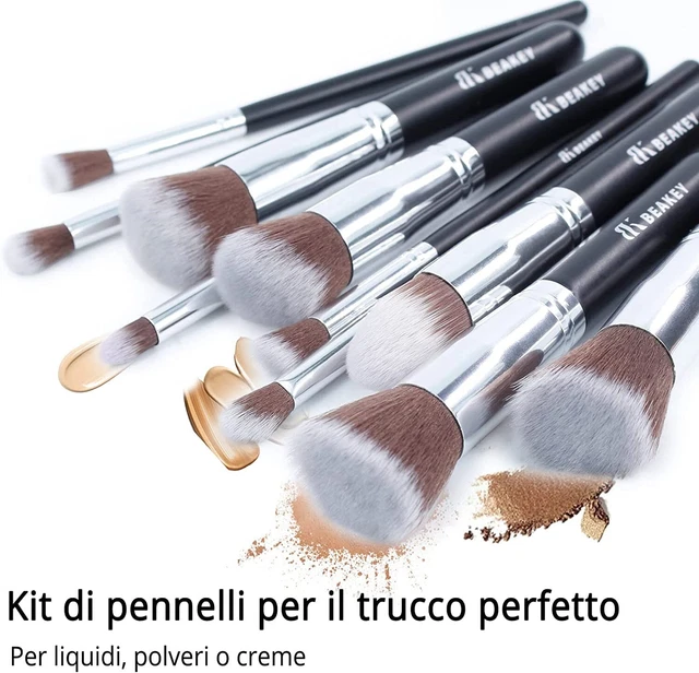 Pennelli Make up BEAKEY Premium Synthetic Set Di Pennello Da Trucco Fondazione C 2