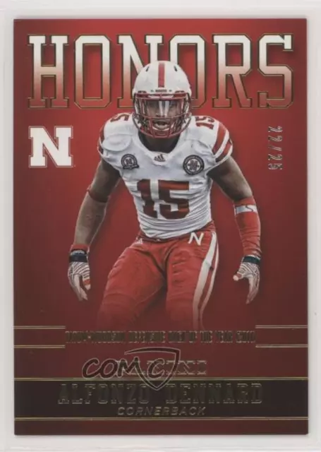 2015 Panini Nebraska Cornhuskers Honors Gold /25 Alfonzo Dennard #AD-NEB